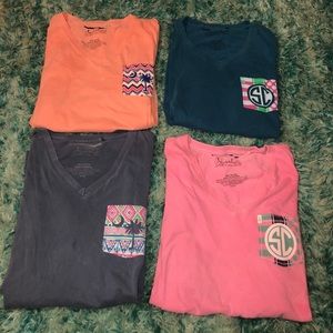 Four South Carolina Tees